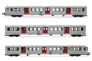 HJ4152 SNCF RIB 70 COFFRET 3 VOITURES EP IV-V JOUEF échelle 1:87 HO - Imagen 1 de 1