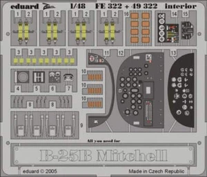 Eduard 1/48 Eduard B-25B interior for Accurate Miniatures - Picture 1 of 1