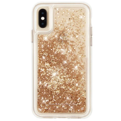 NUEVO CON ETIQUETAS - FUNDA MATE 'CASCADA' CM037710 FUNDA IPHONE DORADA - SE ADAPTA A IPHONE XS/X Foto 1 de 3