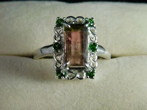 Custom 2.86 ct. Emerald Cut Pink Tourmaline - Picture 1 of 8