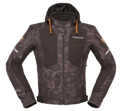 -25% Modeka Hoody Jakson Softshell Jacke camouflage Hoodie MotorradjackeUVP189,9 - Bild 1 von 3