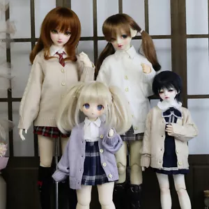 JK sanfter Pullover 1/4 1/3 elegante Strickjacke DDMSD kumako BJD Puppenkleidung - Bild 1 von 22
