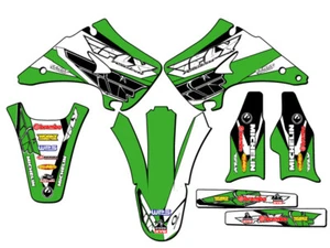 2003-2008 KX 250 13 FLY Green Senge Graphics Kit Compatible with Kawasaki - Bild 1 von 10