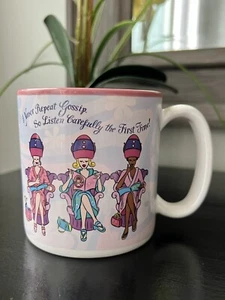 Tazza caffè Burton & Burton ragazza coccolata gossip decorazione principessa - Foto 1 di 5