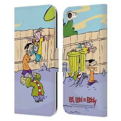 ED, EDD, N EDDY GRAPHICS LEATHER BOOK WALLET CASE COVER FOR APPLE iPOD TOUCH MP3 - Image 1 of 4