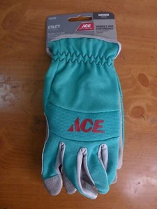 Ace Hardware Women's Utility Gloves High Performance Green Size Medium 7502594 - Picture 1 of 5