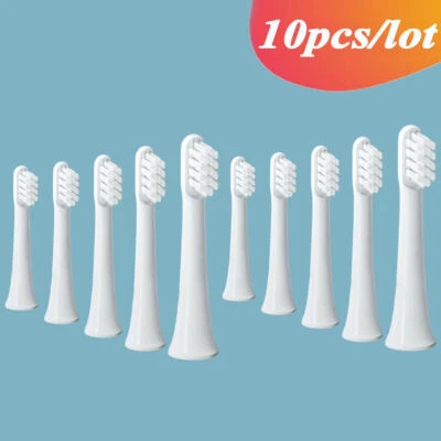 10X Ersatzteile Für Zahnbürste Elektrisch Xiaomi Mijia T100 Kopfstück Sonic Neu