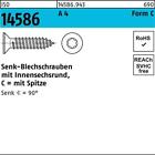 Senkblechschraube ISO 14586 m.Innensechsrund/Spitze 5,5 x 13 -T25 A 4