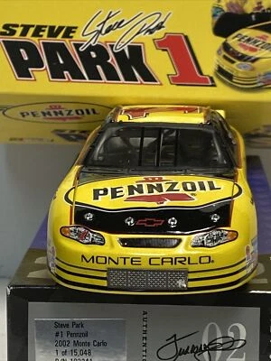 Steve Park #1 2002 • Pennzoil • Monte Carlo • Escala 1:24 • Acción Foto 1 de 4