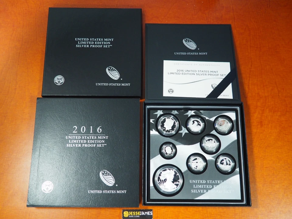 2016 W PROOF SILVER EAGLE LIMITED EDITION PROOF SET 16RC IN OGP - Image 1 of 4