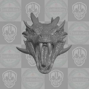 Herensuge Dragón Mitología Vasca cabeza personalizada para Legiones Míticas y otras figuras - Imagen 1 de 2