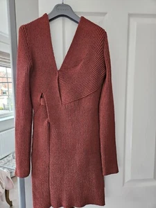 Bottega Veneta dress silk blend jersey long sleeve uk10 to 12 IT42 - Picture 1 of 6
