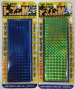 Luhr Jensen PRISM Lite / Escala de peces señuelo de pesca hojas adhesivas 20 pulgadas cuadradas - Imagen 1 de 2