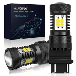 2PCS 3157 3156 Super White LED DRL Driving Daytime Running Light Bulbs 2800LM US - Picture 1 of 8
