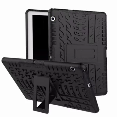For Huawei Mediapad T3 9.6 T5 10.1/M5 Lite/SE Case Armor Rugged Stand Hard Cover - Image 1 of 4