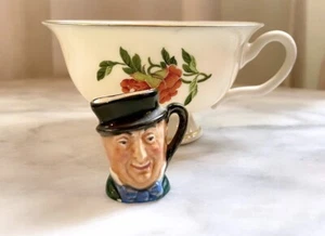 Vintage TINY Royal Doulton Mr. Micawber Character Mug | Charles Dickens 1.25” - Picture 1 of 7