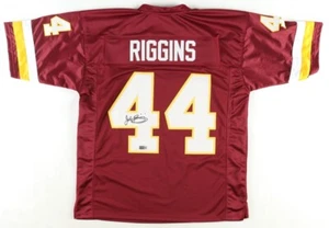 John Riggins Autographed Washington Redskins Custom Pro Style Jersey JSA - Picture 1 of 3