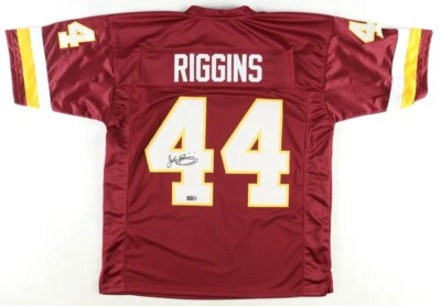John Riggins Autographed Washington Redskins Custom Pro Style Jersey JSA - Image 1 of 3