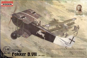 1/48 Fokker D.VII (Albatros gebaut, früh) Erster Weltkrieg Roden 421 Kunststoff Modellbausatz - Bild 1 von 13