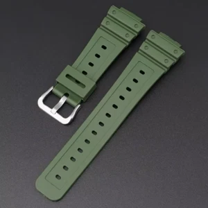Kautschukband für Casio G SHOCK GA 2100 DW-5600 Sportarmband Uhrenarmband Edelstahl - Bild 1 von 32