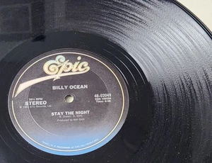 VG Billy Ocean – Stay The Night (1981) Epic – 48-02049 LP, US - Picture 1 of 3