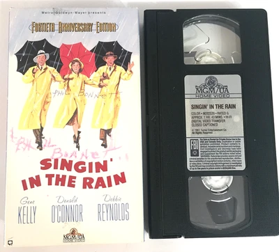 Singin in the Rain  A Classic!  VHS Tape Ships  Free Same Day With Tracking - Image 1 of 3