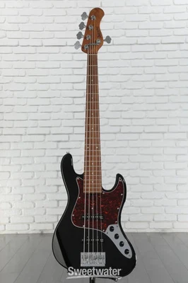 Sadowsky MetroExpress 21-fret Vintage JJ Bass, 5-string - Black High Polish - Image 1 of 4