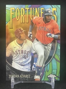 Topps Chrome Yordan Álvarez Fortune 15 2025 - Imagen 1 de 2