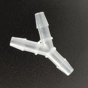 3/32" Schlauch Widerhaken Verschraubung 2,4 mm Y-Typ 3 Wege Kunststoff Schlauch Fugenspleißer 25 Stück - Bild 1 von 7