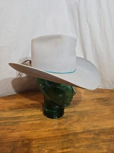 Vintage Miller Bros "Trails End" Cowboyhut 3X Biber Größe 7 Western - Bild 1 von 14