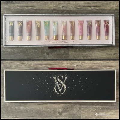 NUEVO Victoria's Secret Lip 12 Days of Lip Gloss Set de Regalo 2024 En Caja Difícil de Encontrar Foto 1 de 4