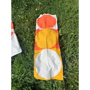 Circle Tapestry, retro, 70s, orange, geometric, Orange Yellow Modernist - Picture 1 of 6