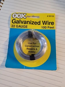 OOK 50135 22 Gauge 100ft Steel Galvanized Wire - Picture 1 of 3