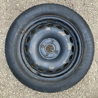 Toyota Aygo C1 Mk2 2014-22 Steel Wheel & 3-4mm 165/60/15 Continental tyre 108 - Image 1 of 4