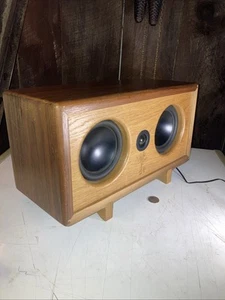 Hartholz Audio Bluetooth (3) Lautsprecher Audio Schwarz Nussbaum & Weißeiche - 16”x8”x7” Zoll - Bild 1 von 24