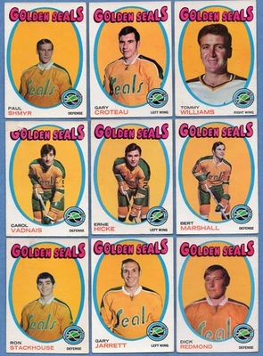 1971-72 OPC Hockey - California Golden Seals - 19/19 Card Lot - 0-Pee-Chee - Image 1 of 4