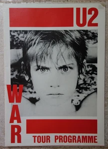 U2 - WAR UK Tour Programme 1983 Poster  83,5 x 59  33" x 23" with infos & photos - Bild 1 von 12