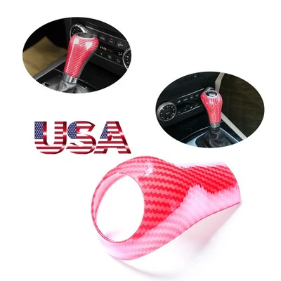 For Mercedes-Benz W204 A C E G CLS GLK Class Gear Shift Knob Cover Trim Sticker Foto 1 de 4