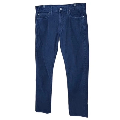J.Crew 770 Straight Fit Corduroy Pants Men's Size 32x32 Blue Casual 5 Pocket - Image 1 of 4