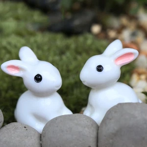 20 Piezas Adornos Exterior Conejo Resina Artesanía Jardín Decoración Regalos Conejito - Imagen 1 de 12