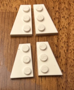 LEGO 2x3 Wedge Plate Right & Left Wing White Replacement Part 43722 43723 - Picture 1 of 1