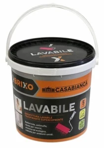 Idropittura LAVABILE Bianca Traspirante Super Coprente per interni da 2,5 a 14 L - Foto 1 di 2