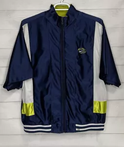 Nike Herren Large Warm-Up Shooting Full Zip Kurzarm Jacke Shirt Blau Grün - Bild 1 von 9
