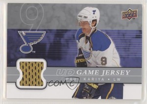2008-09 Upper Deck UD Game Jersey Series 1 Paul Kariya #GJ-PK HOF