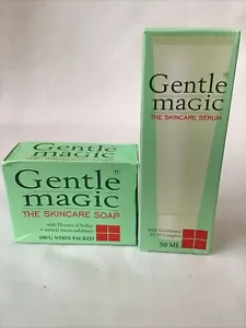 Gentle Magic Skincare Combo Set of 2 GENUINE ORIGINAL AUTHENTIC Soap And Serum - Picture 1 of 5