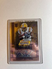 2015 Panini Contenders Draft Picks #263 Kenny Hilliard Ticket RC Auto LSU Card