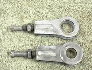 1974 1975 YAMAHA RD125 CHAIN ADJUSTER REAR WHEEL AXLE RD 125 TWO STROKE TWIN - Picture 1 of 5