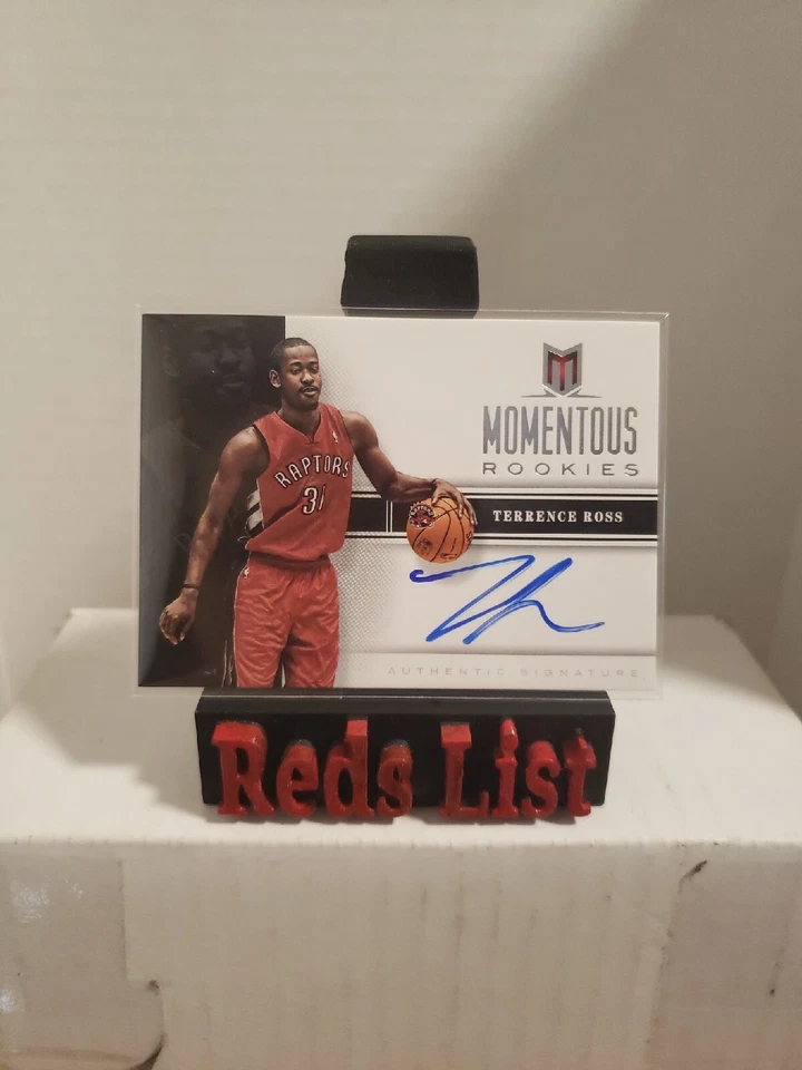 2012-13 Momentum Momentous Rookies Autographs #24 Terrence Ross Raptors  - Image 1 of 4