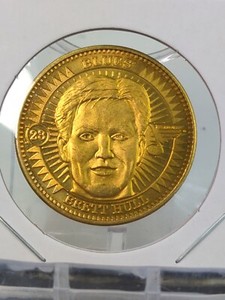 BRETT HULL 23 | 1997-98 Pinnacle Mint Collection Hockey | Ltd Edition BRASS Coin