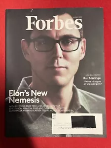 Forbes März 2020 R. J. Scaringe Elons neuer Nemesis (Magazin: Finanzen, Geschäfte - Bild 1 von 2